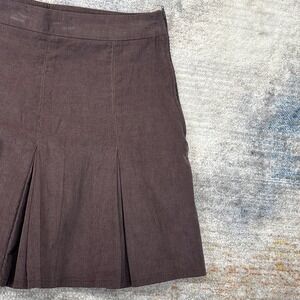 Eyeshadow Y2K Pleated Brown Mini Skirt Coquette Schoolgirl Girly Size 5